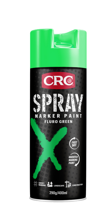 Spray Marker Paint Fluro Green 400ml