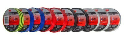 Electrical Tape 18mm Rainbow Temflex 170 (20m) (Pkt10)