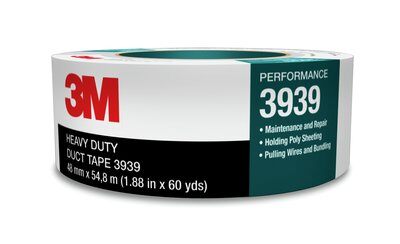 Tape 50mm Duct Tartan Scotch 3939 Silver (55m)