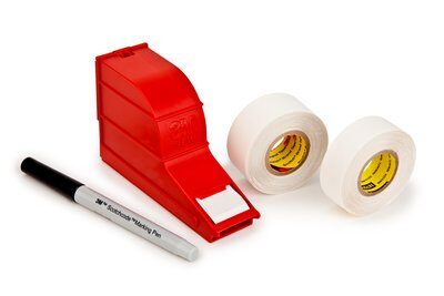 Scotchcode Tape SLW Dispenser Write On Marker