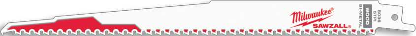 Recip Saw Blade 230mm Wood & Nails 4.2 (Pkt5)
