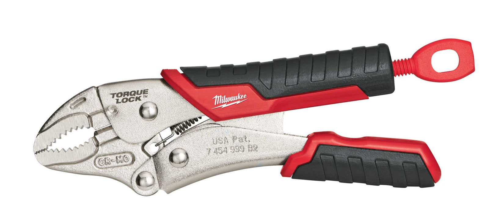 Locking Pliers 5in Curved Jaw Durable Grip