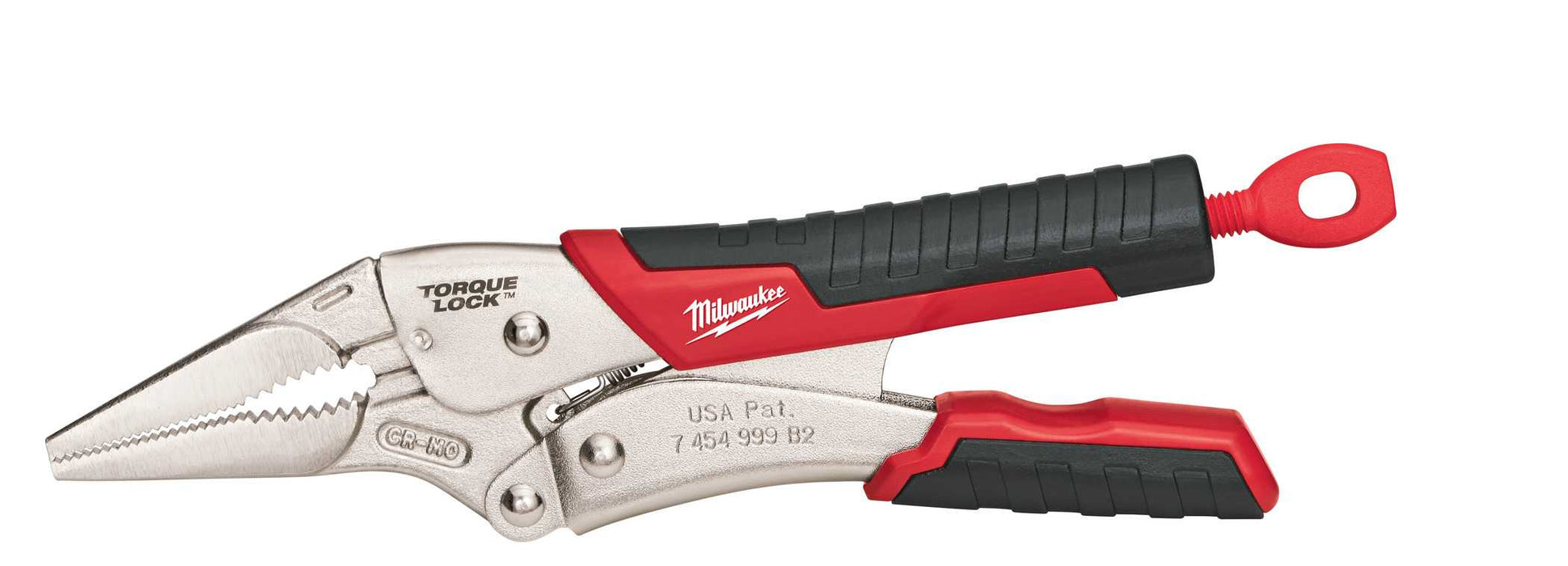 Locking Pliers 9in Long Nose Durable Grip