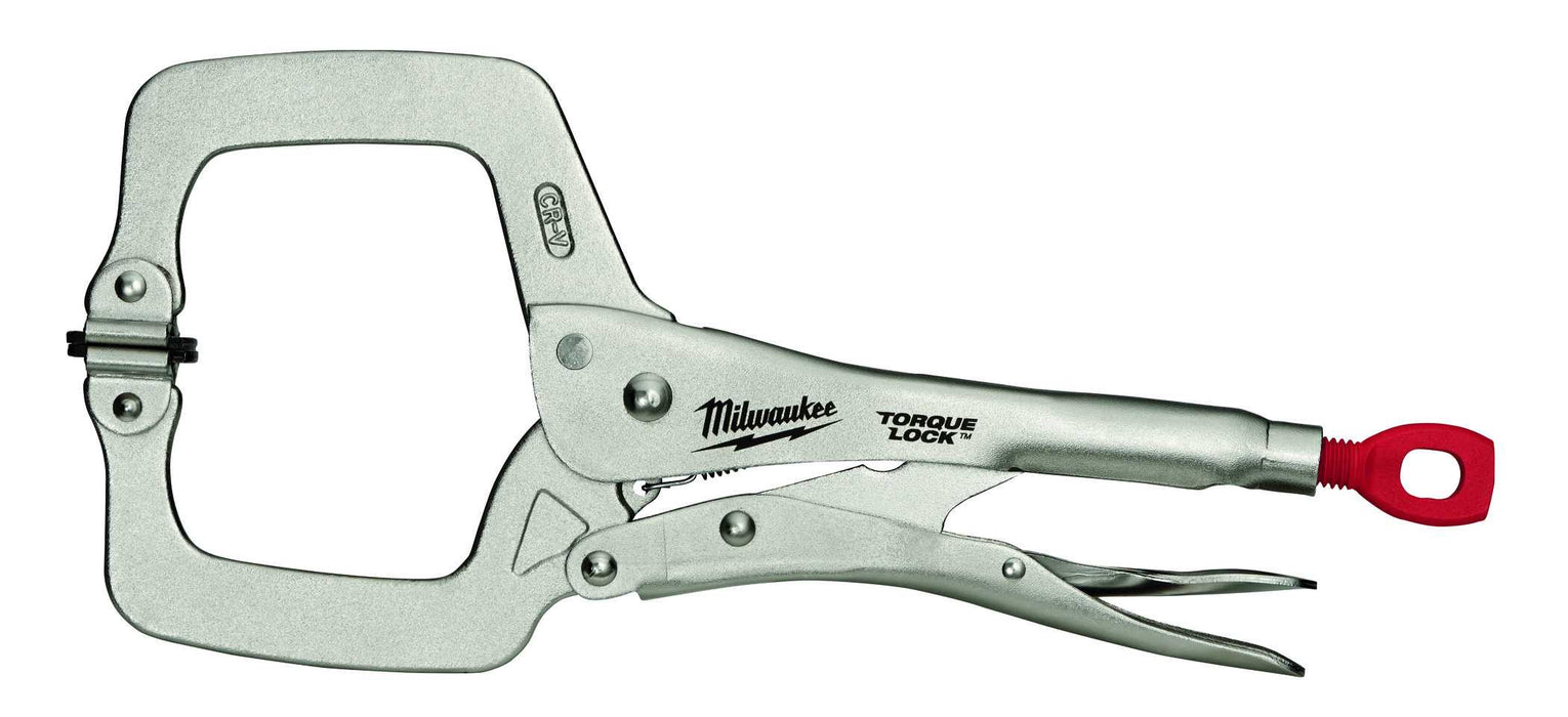 Locking Pliers 11in C Clamp Swivel Torque Lock