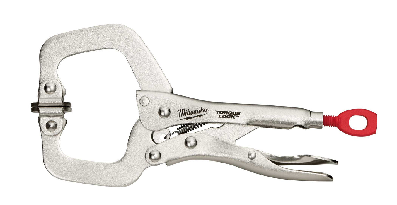 Locking Pliers 6in C Clamp Swivel Torque Lock