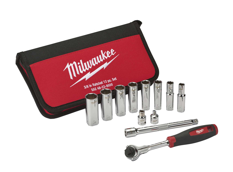 Socket Set 3/8in Drive Imperial 12Pc