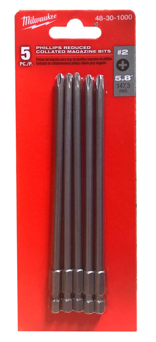 M18 Fuel Collated Screw Gun Ph2 Bits 5Pk