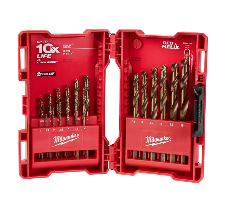 Shockwave Red Hex Drill Bit Colbalt 19Pc Set