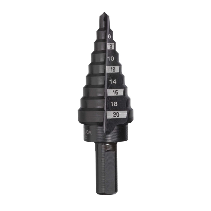 Step Drill Bit 9 Step 4mm-20mm Metric