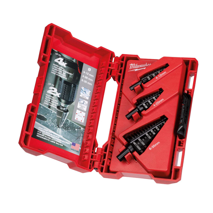 Step Drill Bit Metric 3Pc Set