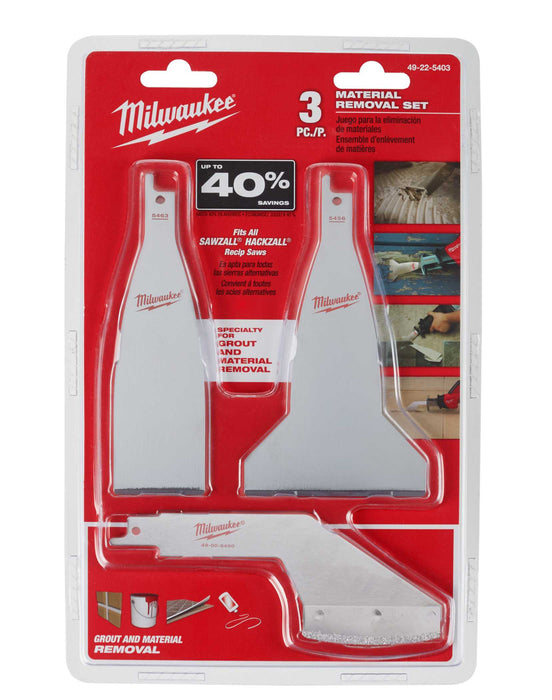 Sawzall Material Remover 3Pkt