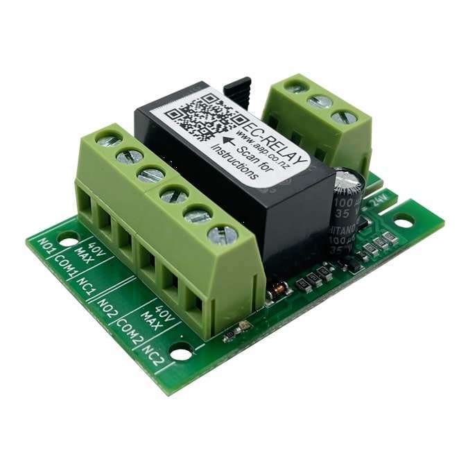 Relay Board DPDT 8A 12V or 24VAC/DC
