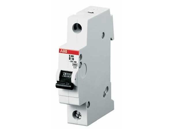 S201 MCB 1Pole 20A 6kA C-Curve