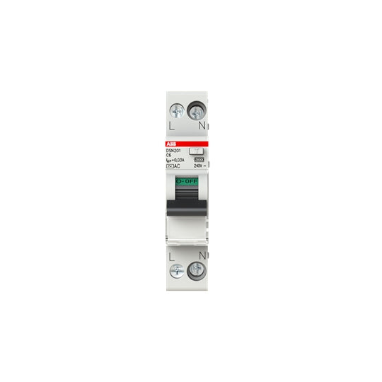 RCBO Single Module 1P&N 25A 30mA 6kA