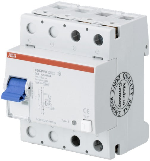 RCCB F204B 4P 40A 30mA 10kA Type B
