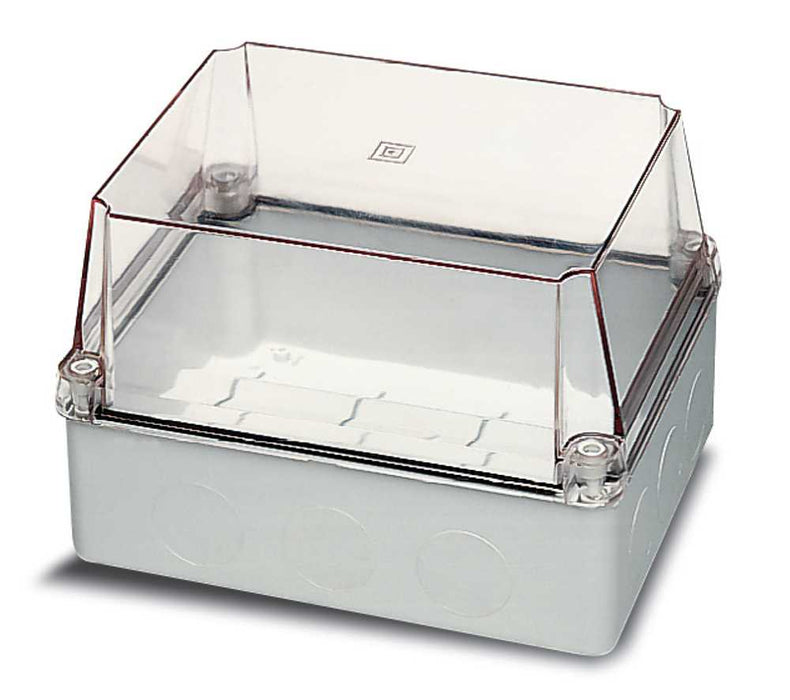 Enclosure 220 x 170 x 150mm IP55 High Transparent Lid