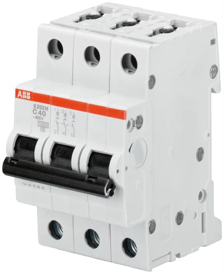 S203 MCB 3Pole 50A 10kA C-Curve