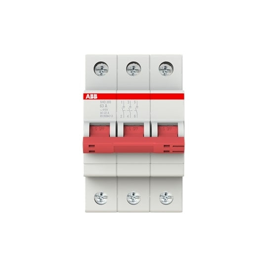 Mains Isolator Switch 63A 3p