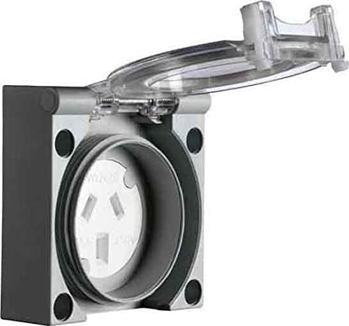 Switched Socket Outlet 10A 1Ph IP66 Auto Switch