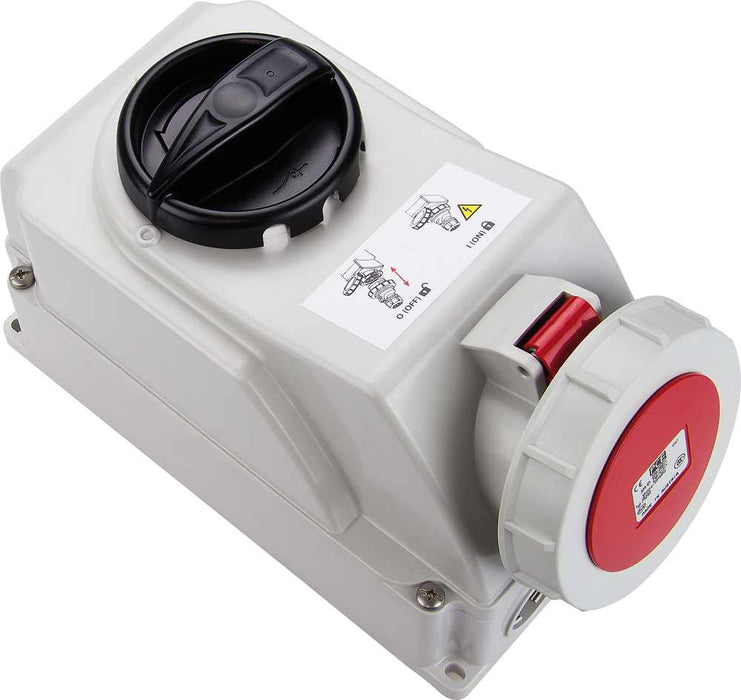 Switched Socket Outlet 32A 5Pin 6H