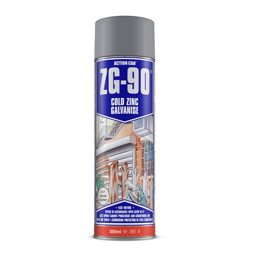 ZG90 Zinc Galv Spray 500ml