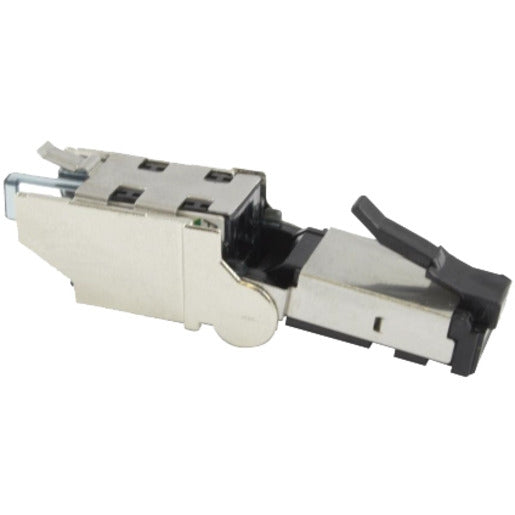 Keystone Cat6A FTP Jack 180Deg Shielded