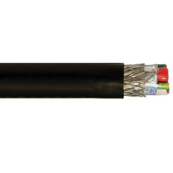 Cable 2.5mm 3c+E VSD Screened Flex Black