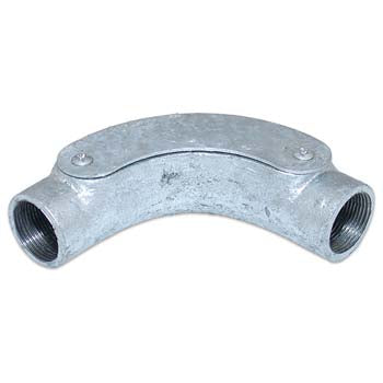 Conduit Inspection Bend 25mm Galv