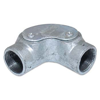 Conduit Inspection Elbow 20mm Galv