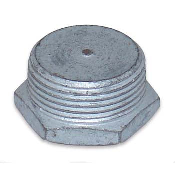 Hex Plug 32mm Galv