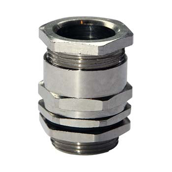 Cable Gland A2-25 25mm Metal IP68 with Locknut