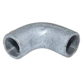Conduit Plain Elbow 25mm Galv