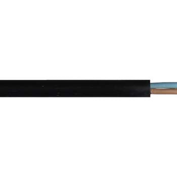 Cable .75mm 2c Rubber Flex 300/500V Black