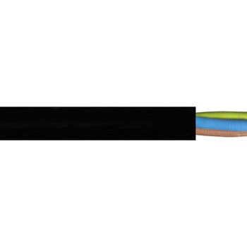 Cable 1mm 3c Rubber Flex 300/500V Black
