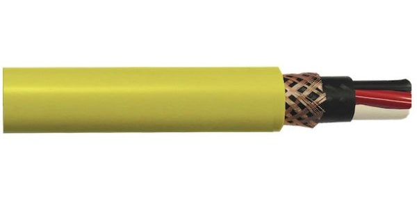 Cable 6mm 2c Flex Screen CBS Yellow 0.6/1kV