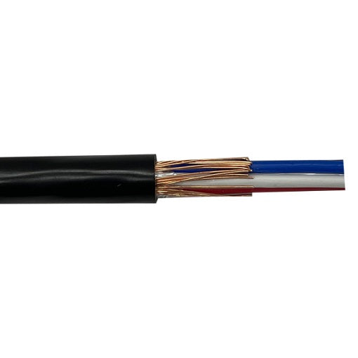 Cable 2.5mm 3c Cu PVC Neutral Screen Trayscreen 1.8mm Black