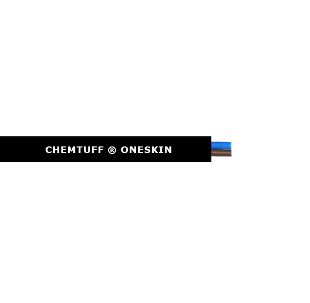 Cable 2.5mm 2c Chemtuff Oneskin Flex V90HT Black