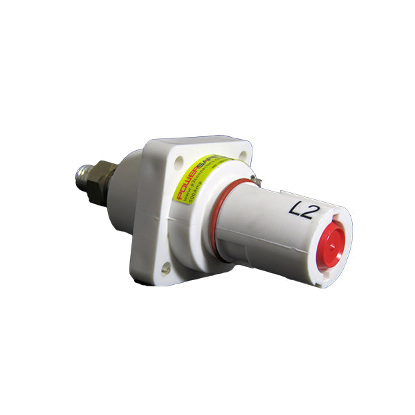 Panel MT Panel Drain Connector 500A Male IP67 White