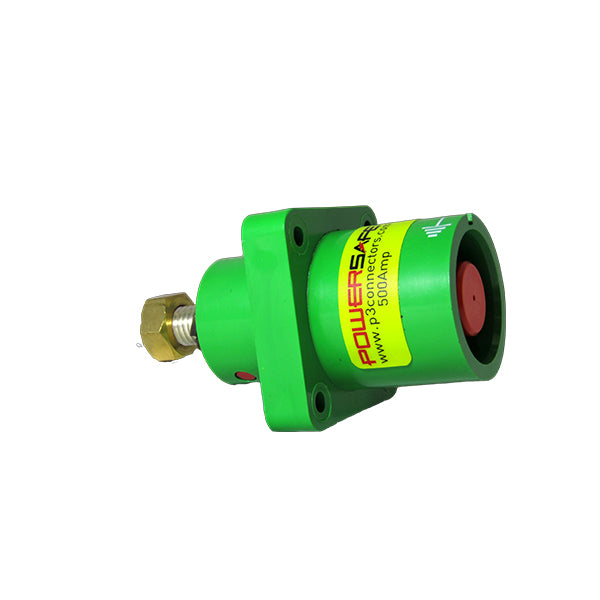 Panel MT Panel Source Connector 500A Female IP67 Green