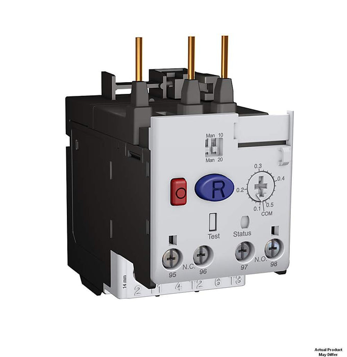 Overload E100 0.1-0.5A Electronic Man Reset For 100-C09/23