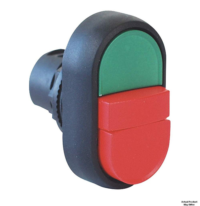 800F Pbutton Multi Plastic Green/Green/Red