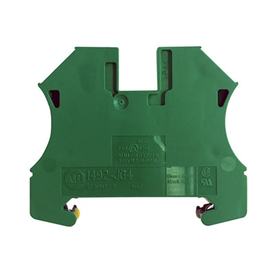 Earth Terminal JG4 4mm Green Yellow