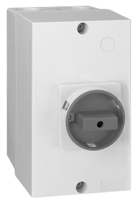 Enclosure for 140M Black/Grey Main Switch