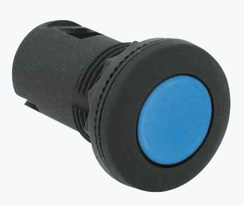 800F Pbutton Reset Plastic (IP66) Blue Reset