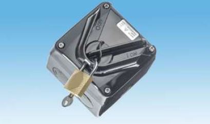 Isolator Switch 20A 1P 250V Black IP66
