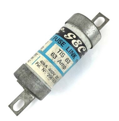 Fuse Link TIS63 63A 660V A3 Bolt-In Offset Tag