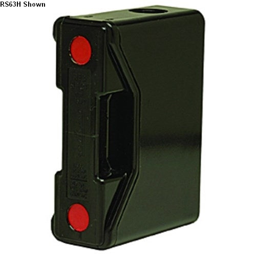 Red Spot Fuse Holder 63A 660V Back Wired Black