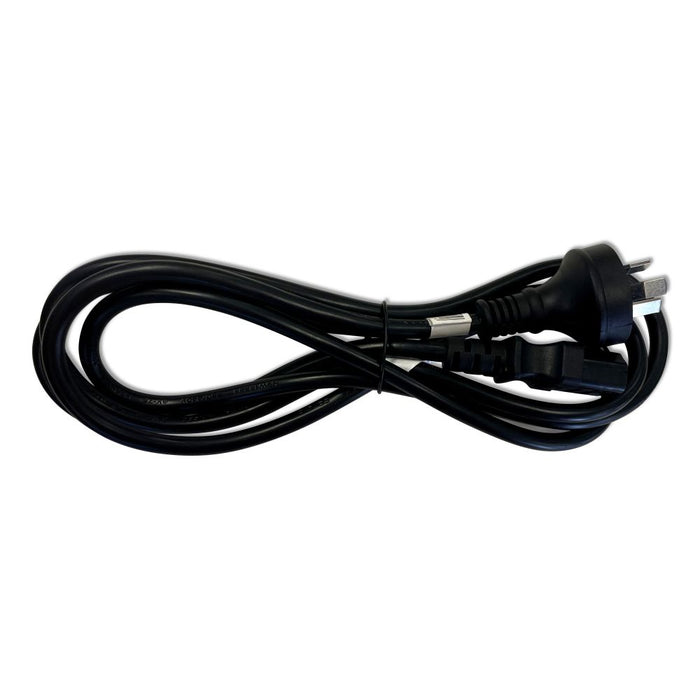 Appliance Cord PVC 10A 2m with IEC Connector - Black