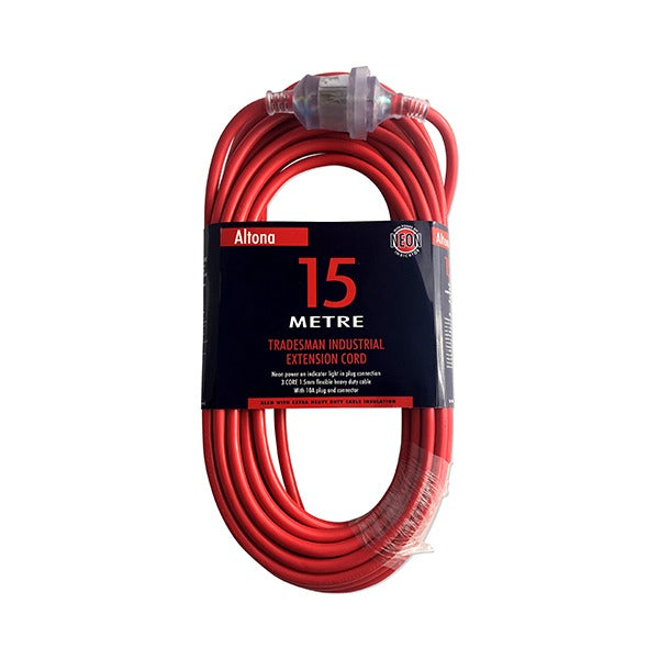 Extension Lead 15m Xtra Heavy Duty with Neon Indicator