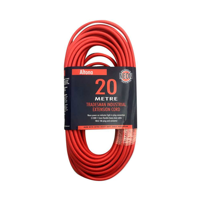 Extension Lead 20m Xtra Heavy Duty with Neon Indicator